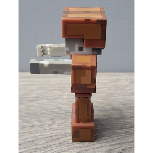 Jazwares LLC Mojang‎ AB Minecraft Skeleton in Leather Armour Action Figure Only - Picture 2 of 9